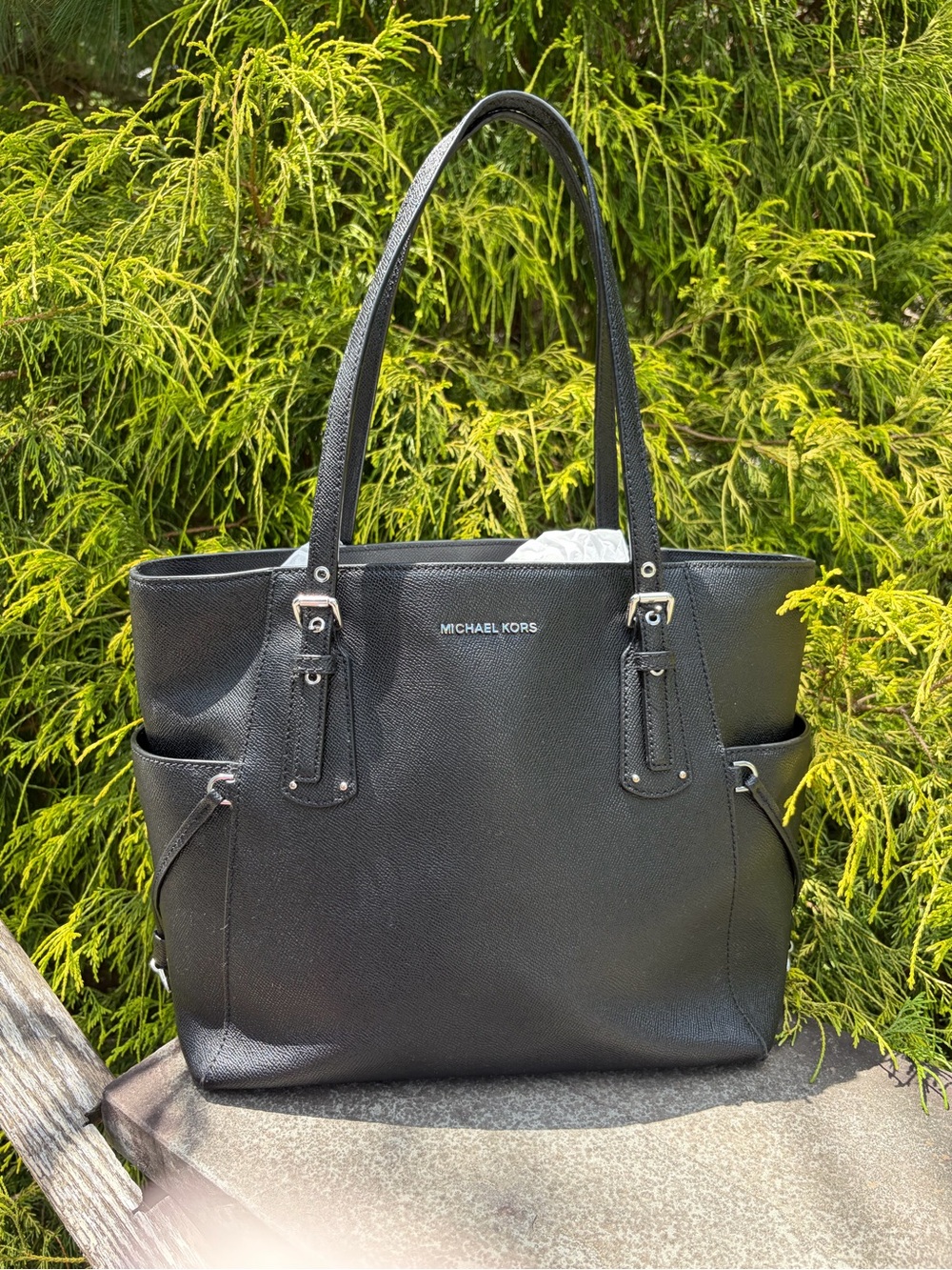 Michael Kors Black Saffiano Leather Tote